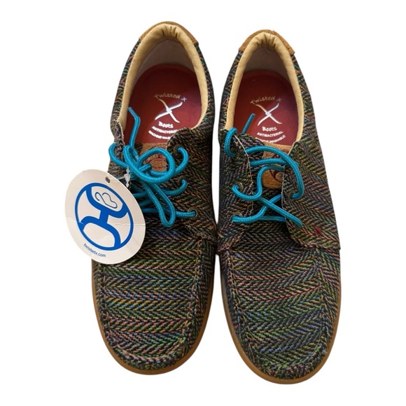 Twisted X Other - NEW Twisted X Men Hooey  Pattern Antibacterial  Machine Washable Shoes Size 8.5